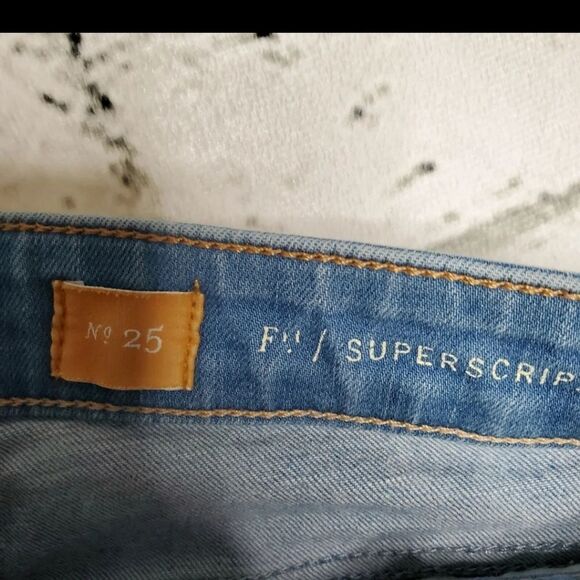 Pilcro and the Letterpress Anthropologie Letterpress Superscript Skinny Jeans 25 - Picture 7 of 7